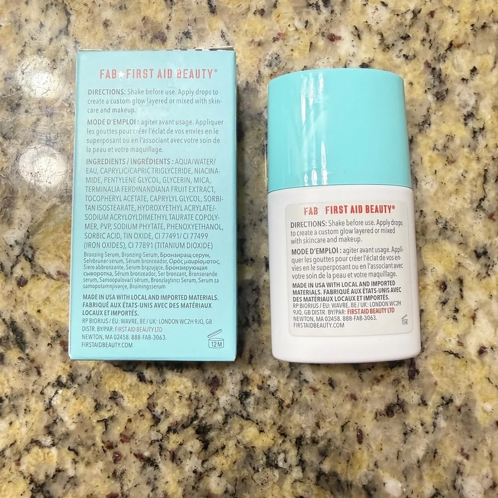 First Aid Beauty Bronze Glow Drops Niacinamide Full Size 30ml 1 Fl Oz